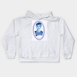 Disintegral in Blue Kids Hoodie